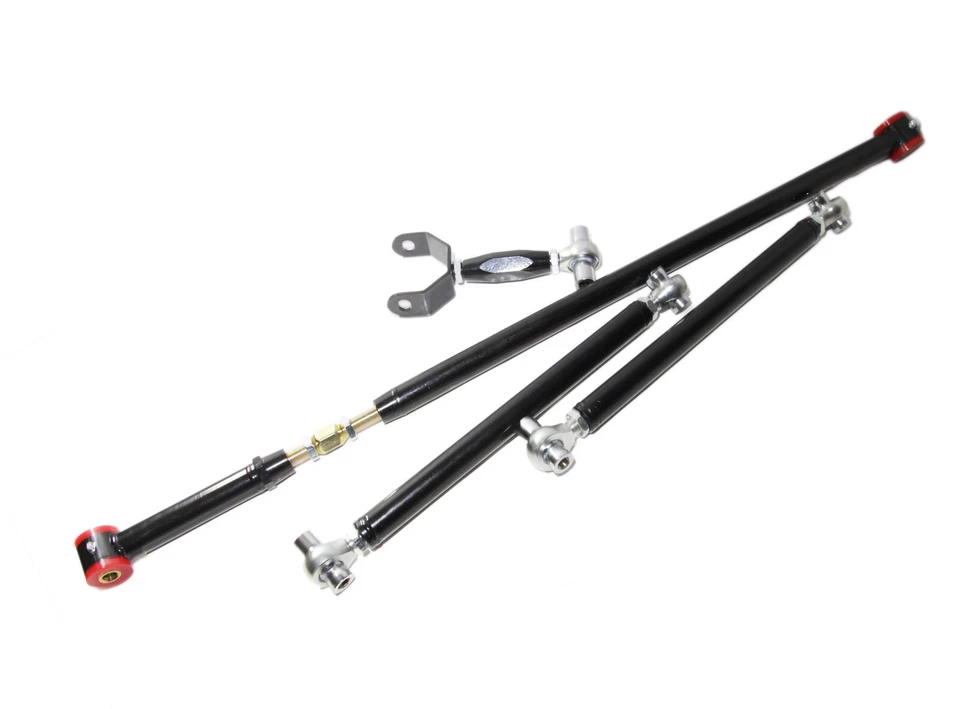 AJ. trasero 2D para Ford Mustang 05-14 Brazos de control inferiores + superiores y barra de pista dura Pan Foto 2 de 4