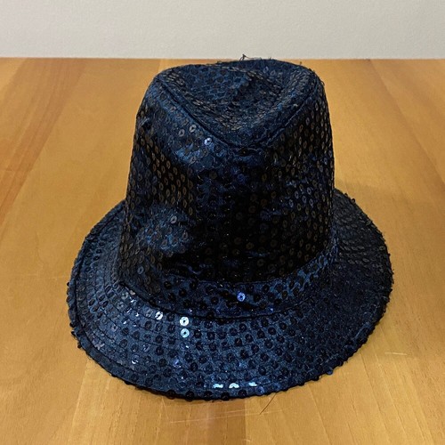 Trilby Chic Glam Alternative Sequins Bucket Bag Lobby Black Hat - Picture 5 of 12