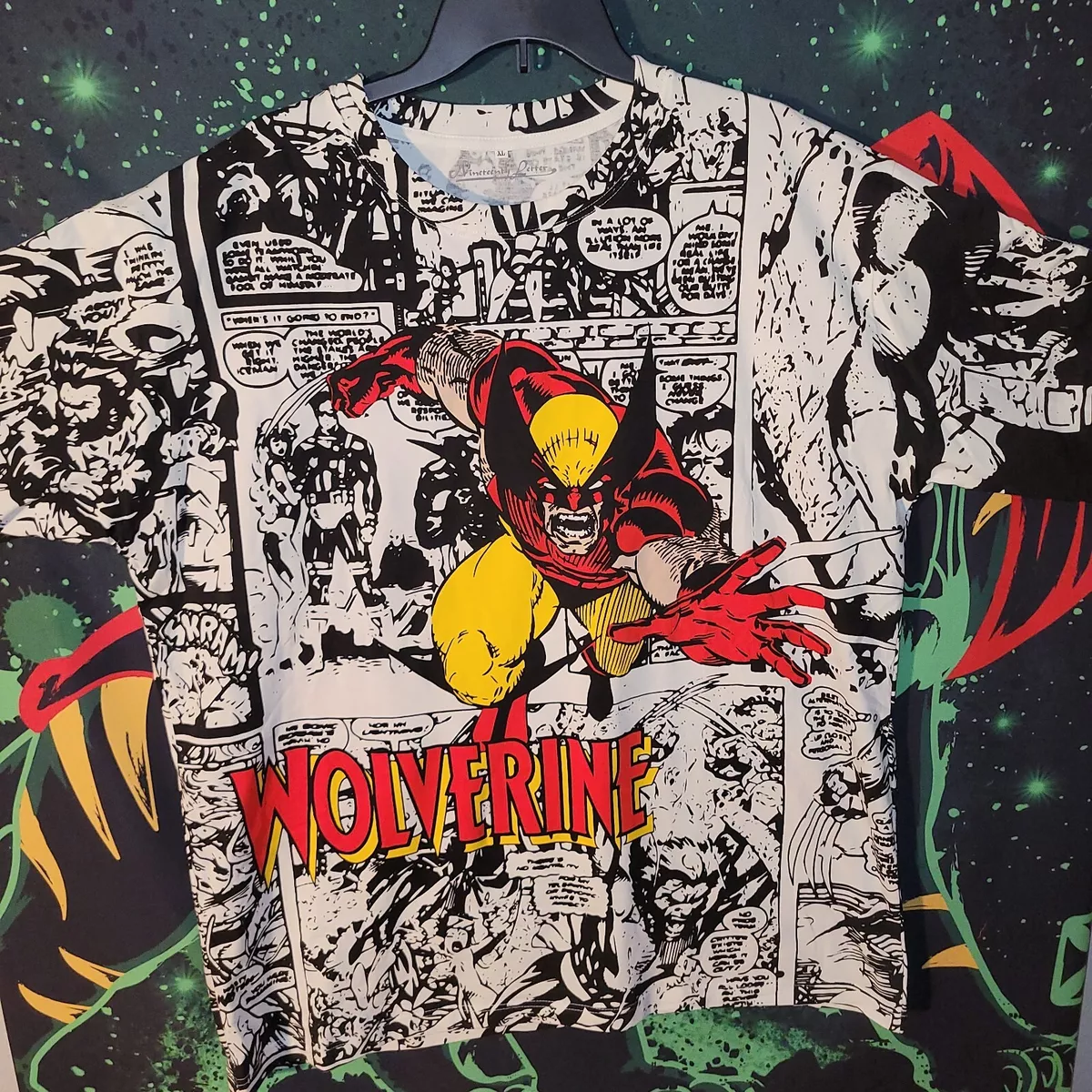  Marvel X-Men Wolverine Classic Retro Costume T-Shirt