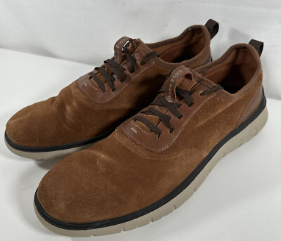 Cole Haan Men's Generation Zerogrand Suede Sneakers Bourbon Brown C30722 Sz  13