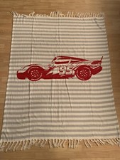 Disney  s Pixar  cars  striped decorative blanket With Matching Pillowcase