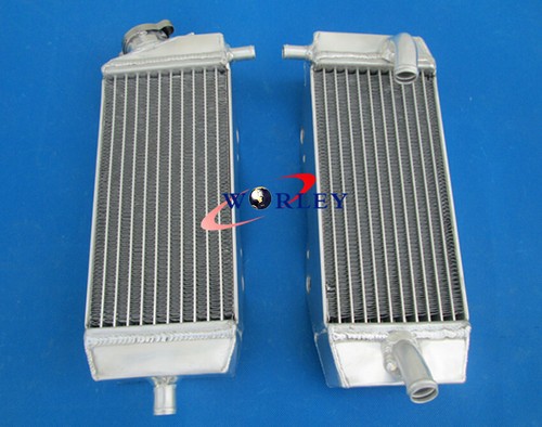 For Kawasaki KX250F KXF250 2004/SUZUKI RMZ250 RMZ 250 04 Aluminum Radiator+ hose - Picture 3 of 9