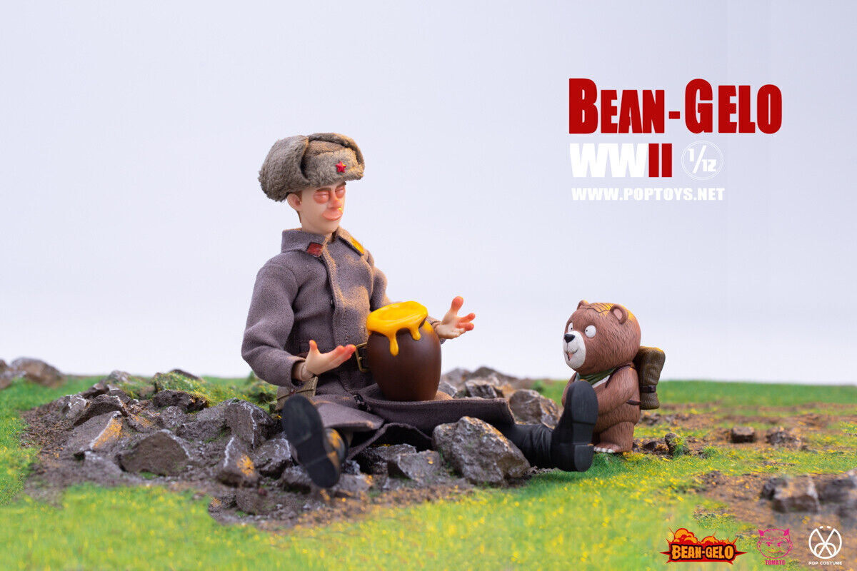 POPTOYS Bean-Gelo WWII Soviet Red Army Soldier Andre 1/12 Action