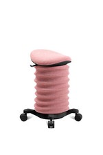 Topstar Sitness 4D Hocker mit Rollen rose aktiv sitzen ergonomisch beweglich