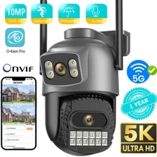 10MP 5K IP Camera Security Wifi PTZ Outdoor Human Detection Tracking Night Vison