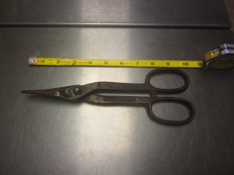 vintage stanley tin snips no. 1541