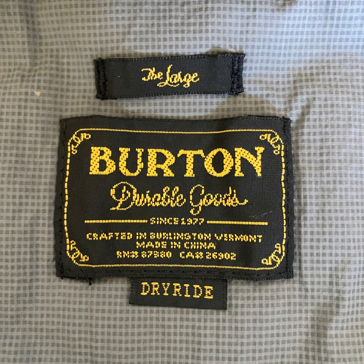 Burton Fleece Jacket Mens Large Gray Full Zip MB Pierce Tech