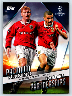 Scholes / Keane 2023 Topps UEFA Premium Partnerships #PP-7 
