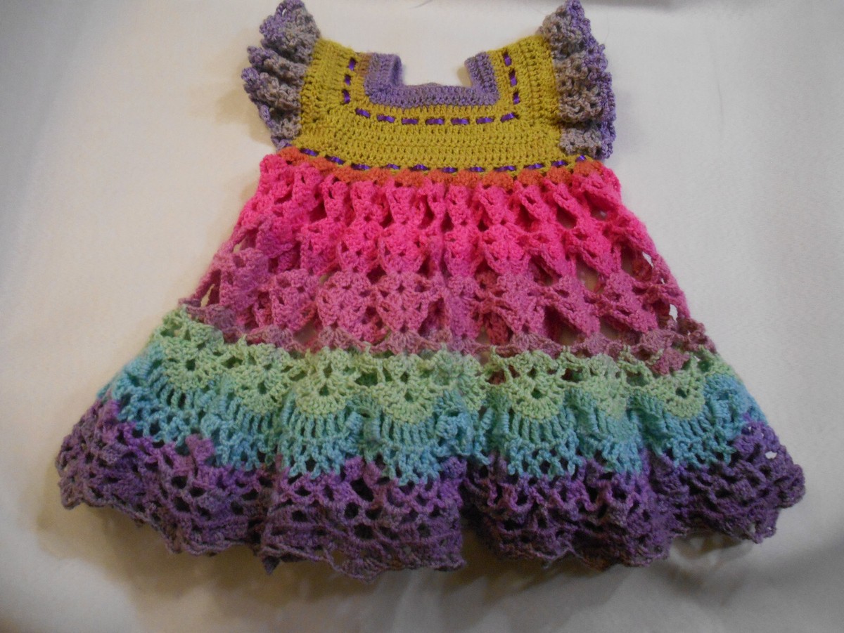green and pink crochet dress Margarita Pink Crochet Cutout Mini Dress main image 1