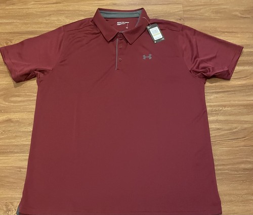 UNDER ARMOUR 4XLT Tall Polo Shirt Mens NEW w/tags 4XL NWT Maroon Red | eBay