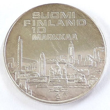 10 Markkaa (EM Helsinki), Silber, 1971, Finnland (4900)
