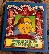 Comic Book Guys Book of Pop Culture by Groening, Matt signed by Nathan Kane+ Art