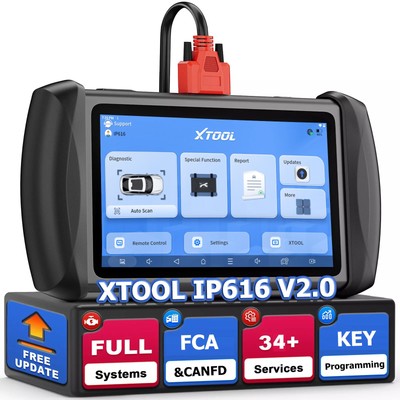 USED XTOOL IP616 OBD2-Scanner Diagnosetool alle Systeme Schlüsselprogrammierung