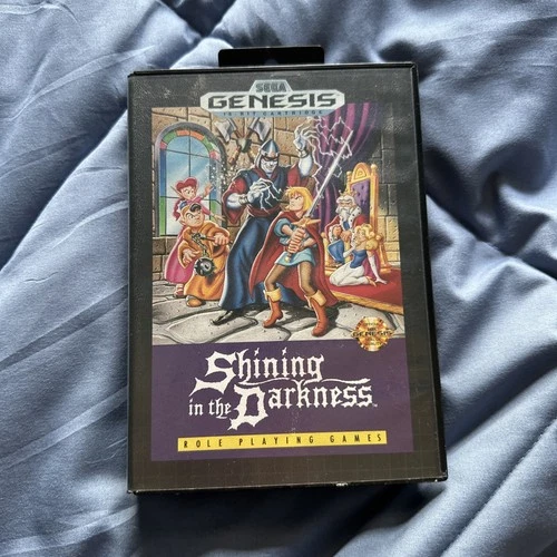 Sega Genesis Shining In The Darkness 1991 Complete In Box Untested