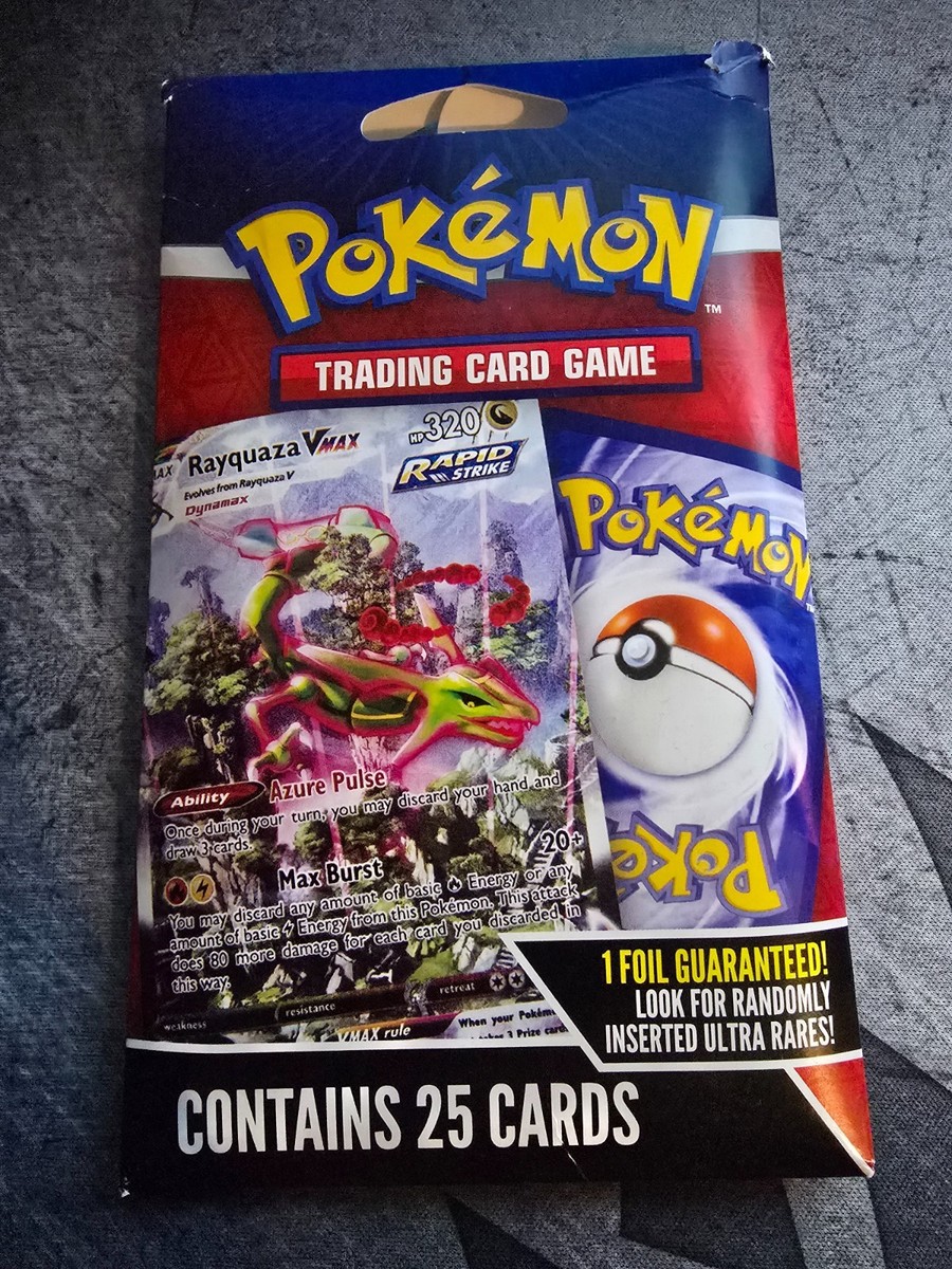 pokemon 25 cards 1 foil Trading Card Game TCG Pack with Gauranteed with Randomly Inserted Ultra Rares : Toys & Games Random assortment What are the odds of