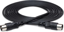MID-310BK MIDI Cable, 5-Pin DIN to Same, 10 Feet