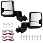 Power Heated+ Chrome Tow Mirrors W/signal Pair For 2019-2022 GMC Serria 1500
