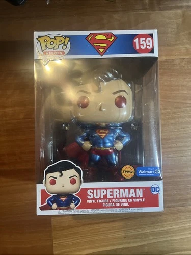 Funko Pop! Vinyl Jumbo 10": DC Comics - Superman (Chase) (Metallic) (10 inch) -