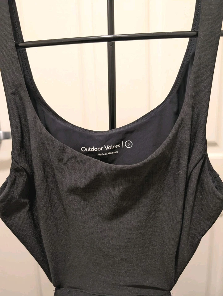 Outdoor Voices Women's Small Black Court Tennis Dress - Image 3 of 4