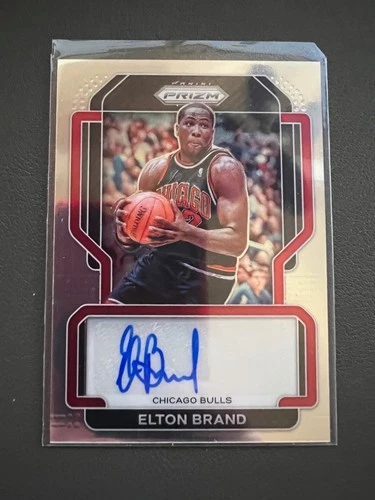 2021-22 Prizm Signatures ELTON BRAND Auto Bulls DUKE