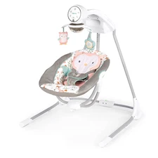 Ingenuity Inlighten 5-Speed Baby Swing - Swivel Infant Seat, 5 Point Safety Harn