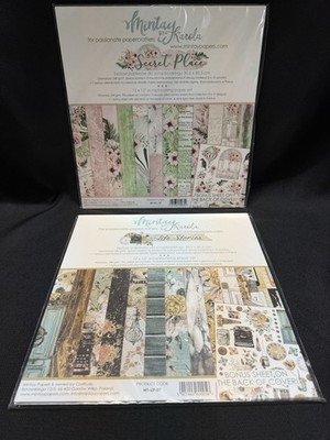 Mintay By Karola 12x12  Scrapbooking Paper Set, 12 Double Sided Sheets Lot Of 2