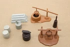 Lot of Marx Playset Outdoors Accessories Stump w/Axe Powder Kegs Wood Pile