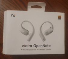 Ends 2/2 11AM PST Viaim OpenNote AI Recording Open-Ear True Wireless Earbuds