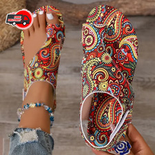 Women Flat Sandals Bohemian Roman Style Comfortable Casual Summer Shoes
