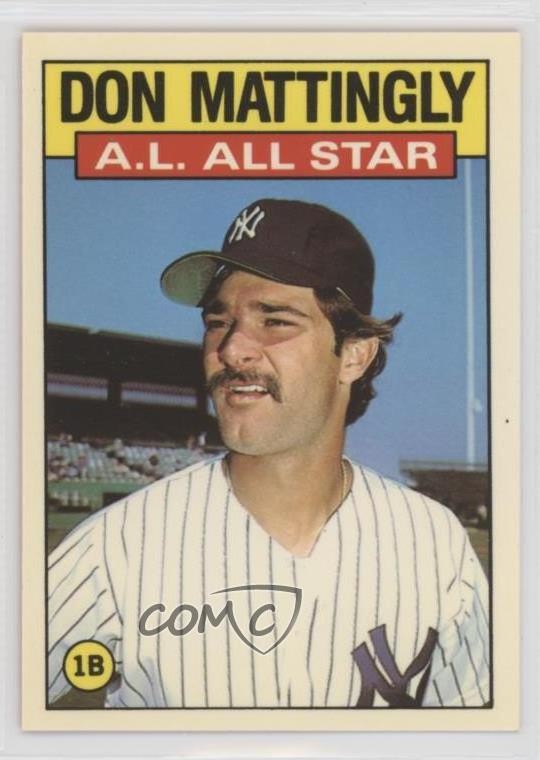 1986 Topps All Star Collector's Edition (Tiffany) Don Mattingly #712 0h1