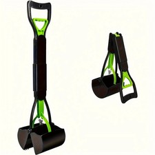 Portable Foldable Dog Poop Scooper No-Bend Pet Waste Pickup Tool Scoop for Large