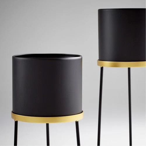 Cyan Design 11039 Liza Gold and Black Stand, Large - Picture 6 of 8