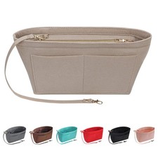 Purse Organizer Insert Felt Purse Insert Bag Organizers Multi Pockets Tote Ba...