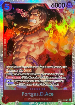 #ad #ad • Portgas.D.Ace • ST15 005 SR Starter Deck 15 Holo Foil One Piece TCG NM $2.99