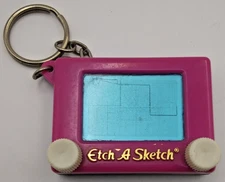 Etch A Sketch Tiny Keychain 1990's 