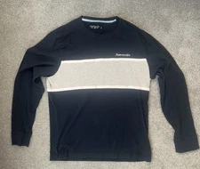 Abercrombie & Fitch Soft A&F Tee Large Navy and Gray Great Condition