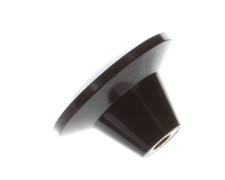 STOELTING 482024 Appliance Knob Black W/1/4-20 Brass Inse