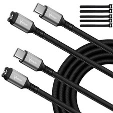 Type-C Charger Cable for Garmin Watch 1 FT-2 Pack, USB C to Garmin Braided Safe