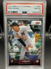 2022 BBM Lotte Marines Roki Sasaki #M07