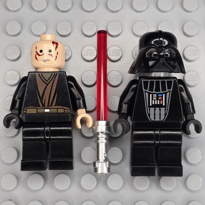 Lego Star Wars Minifigures SW0138 SW0139 Darth Vader Anakin Skywalker Set 7251