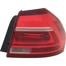 Tail Light For 2016-2017 Volkswagen Passat Passenger Side Outer LED Assembly
