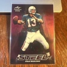 Dan Marino 2023 Leaf Trinity Mega Box Steel Stars & Dots Pink #S-25 HOF /25