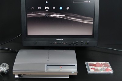 SONY PLAYSTATION 3 PS3 Satin silver CECHL00 Console 80GB F/S