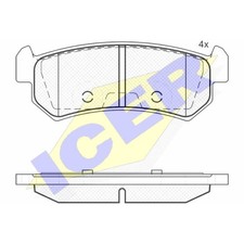Plaquette de frein Chevrolet LACETTI