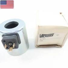 NEW VICKERS 617471 Solenoid Directional Valve Coil 24VDC 39W - US Stock
