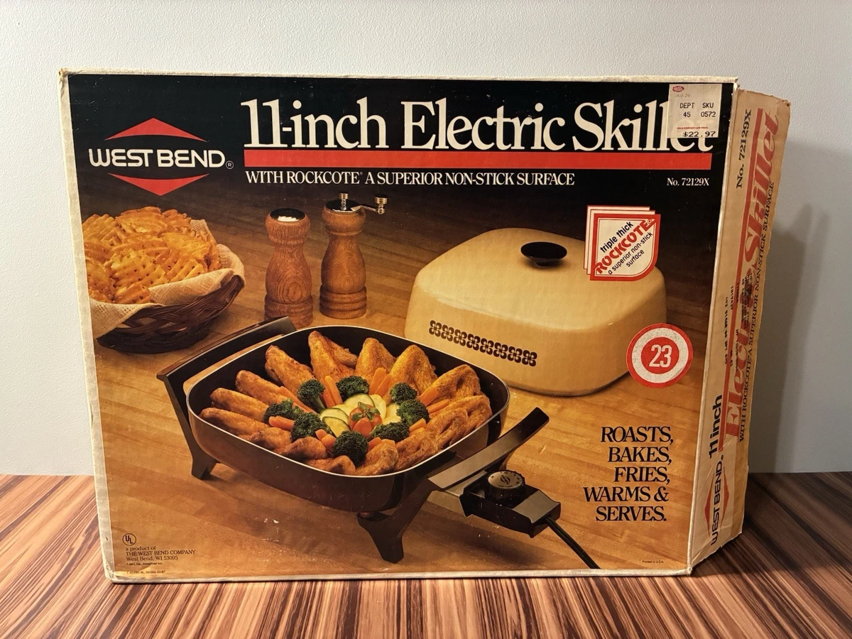West Bend Stainless Steel Electric Skillets for sale | eBay