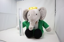 Babar The Elephant King Babar Plush Applause 8" Sitting Stuffed Toy