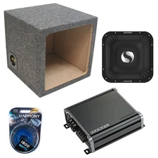 Kicker 15" 49L7X151 Subwoofer 2000W w/ 46CXA8001 Amp & Sealed Single Enclosure