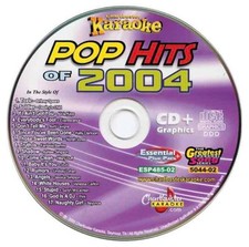 2004 POP HITS KARAOKE CDG DISC CHARTBUSTER CD G MUSIC CD 5044-02 soft rock