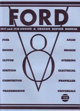1937-1938 Ford V-8 Factory Shop Service Manual